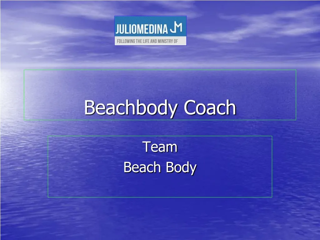 beachbody coach