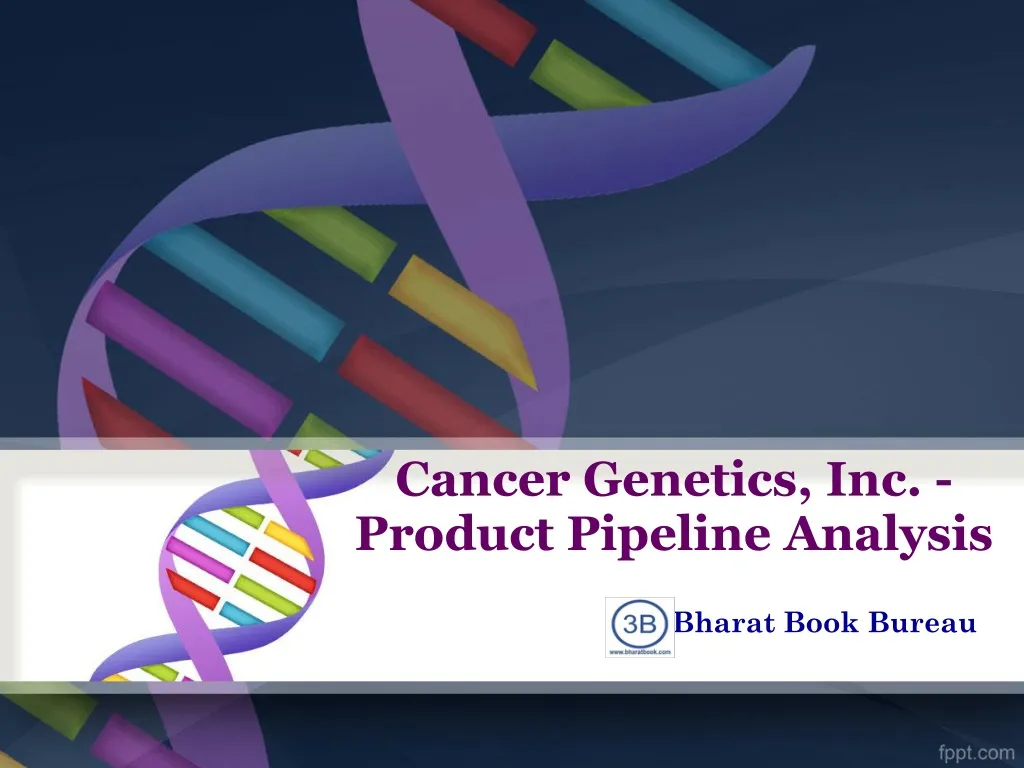 cancer genetics inc product pipeline analysis