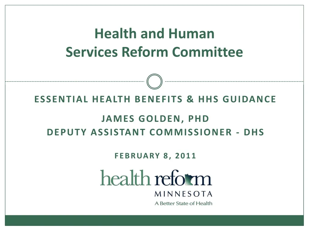 health and human services reform committee