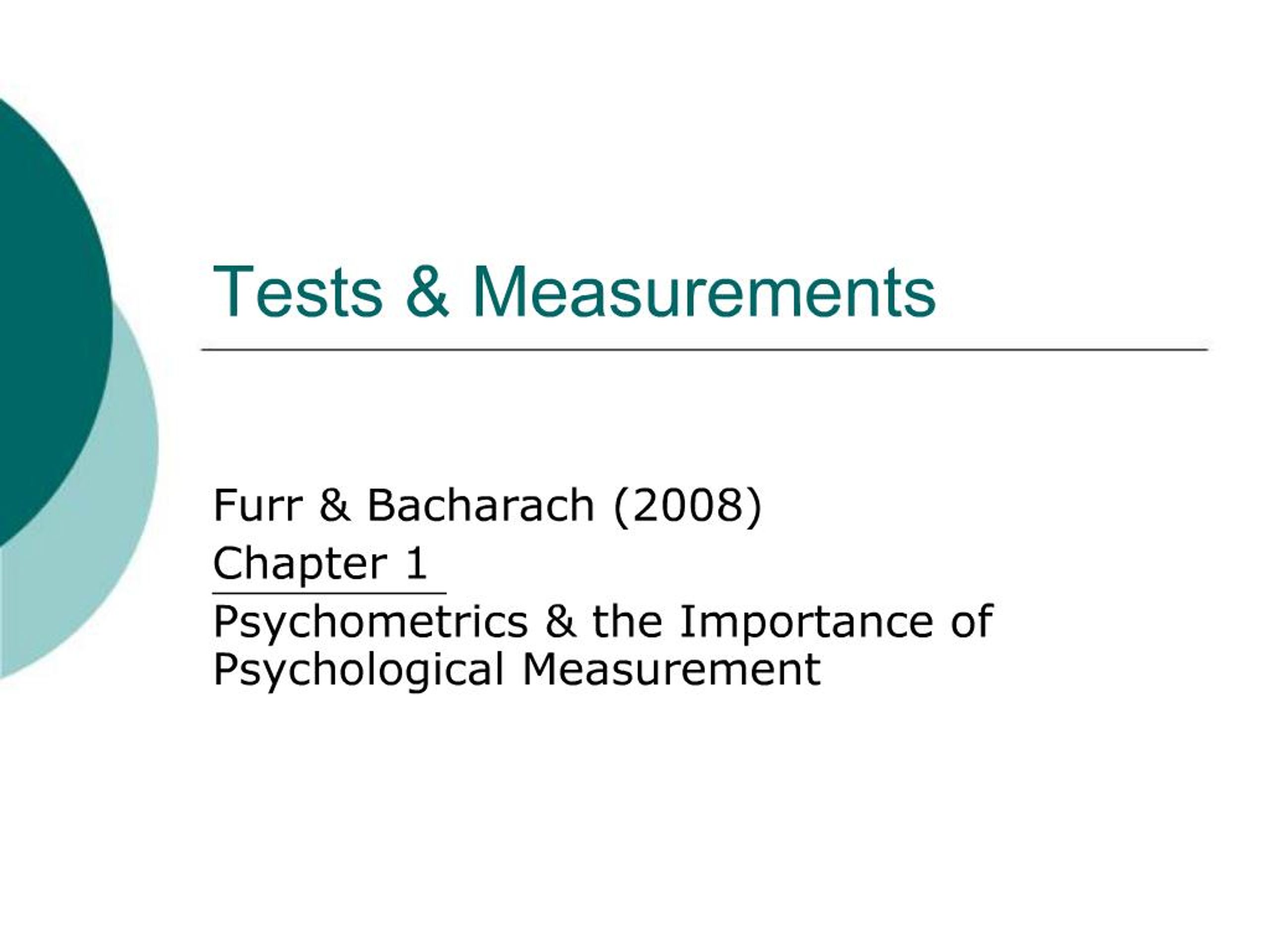 PPT - Tests Measurements PowerPoint Presentation, free download - ID ...