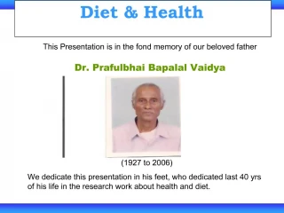 Diet Health - slide 1