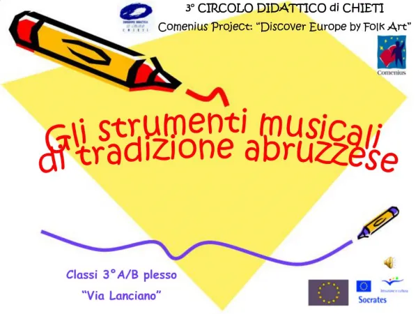 Gli strumenti musicali di tradizione abruzzese