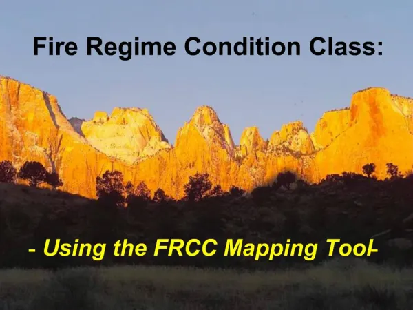 Fire Regime Condition Class: