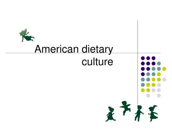 American dietary culture