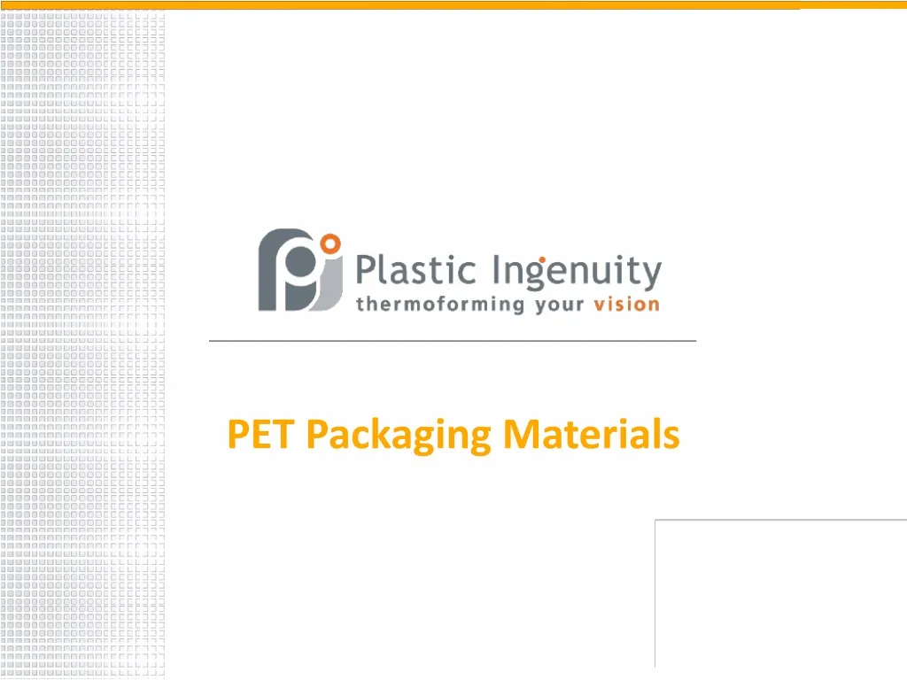 pet packaging materials