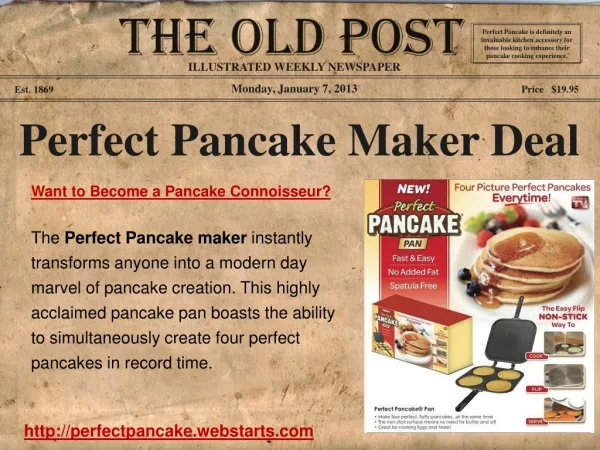 Perfect Pancake Pan Review