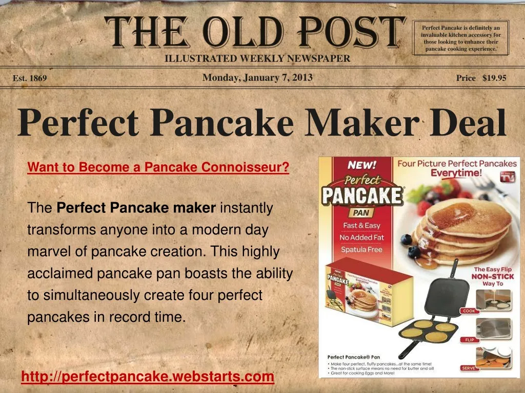 perfect pancake is definitely an invaluable