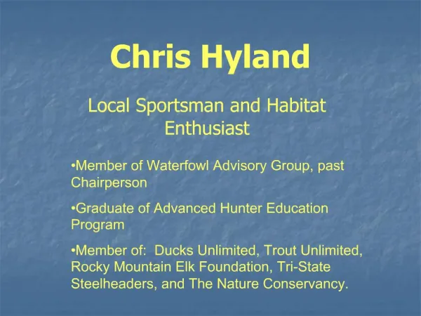 Chris Hyland