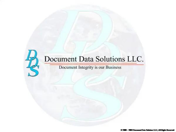 Document Data Solutions LLC.