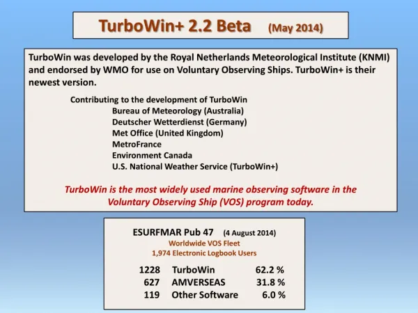 TurboWin+ 2.2 Beta ( May 2014 )
