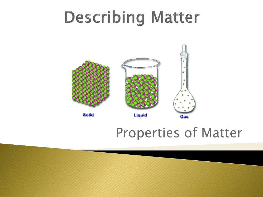 describing matter