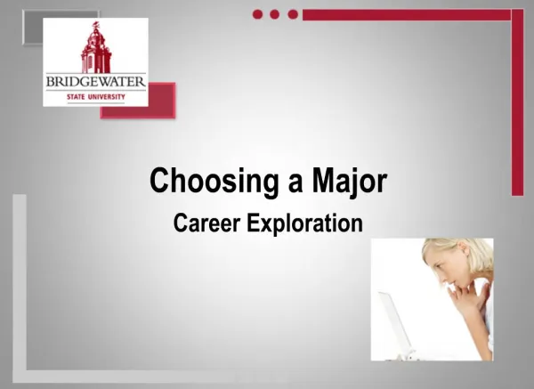 Choosing a Major Career Exploration
