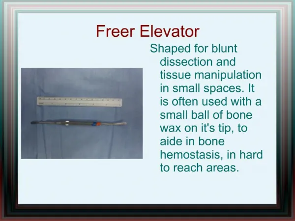 Freer Elevator