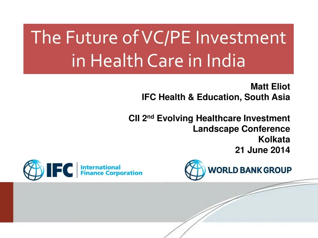 the future of vc pe investment in health care