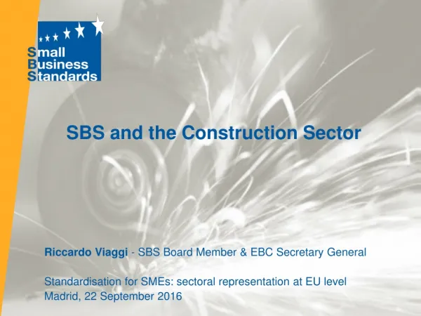 SBS and the Construction Sector