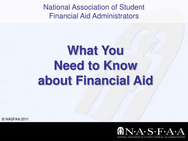 what you need to know about financial aid