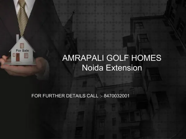 Amrapali Golf Homes 8470032001