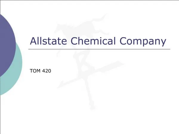 Allstate Chemical Company