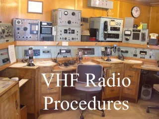 VHF Radio Procedures - slide 1