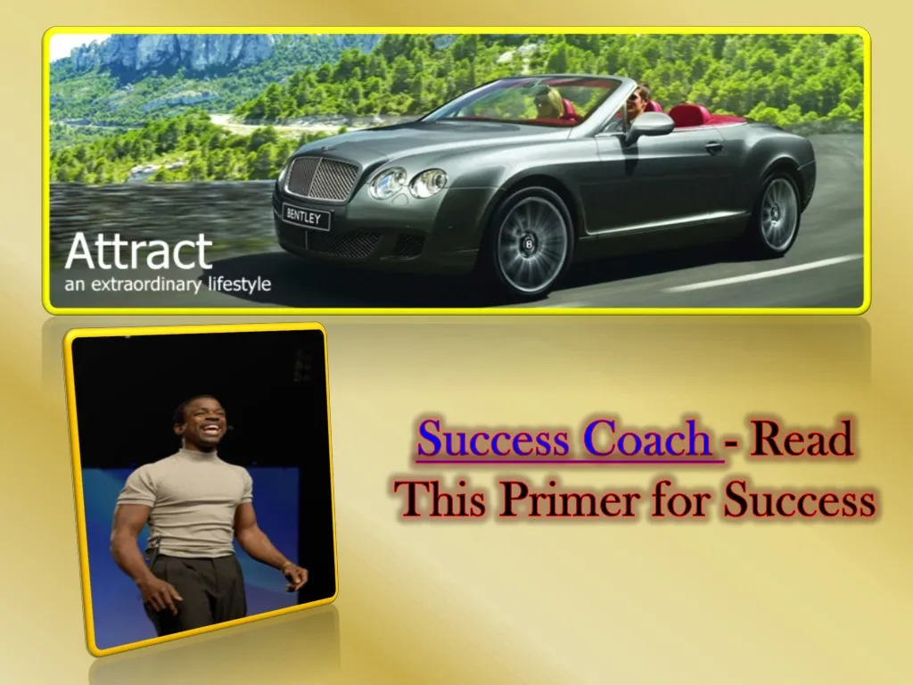 success coach read this primer for success