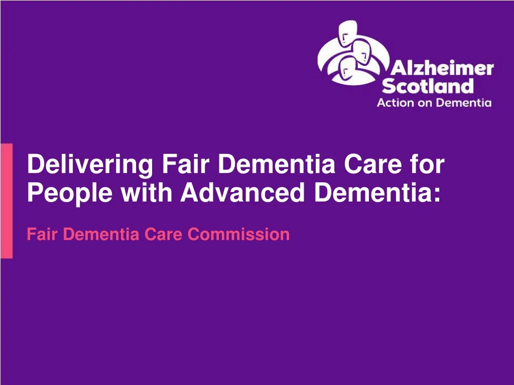delivering fair dementia care for people with