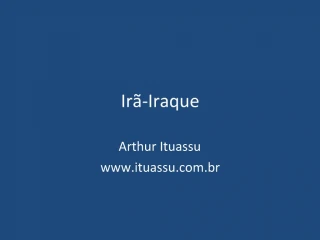 Ir -Iraque - slide 1