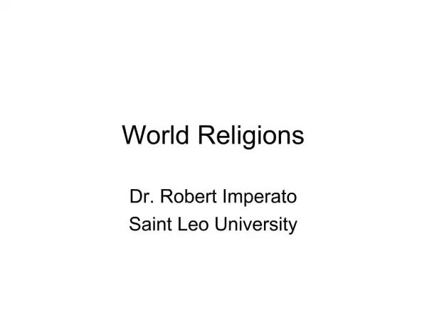 World Religions