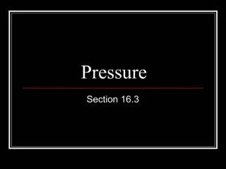 Pressure - slide 1