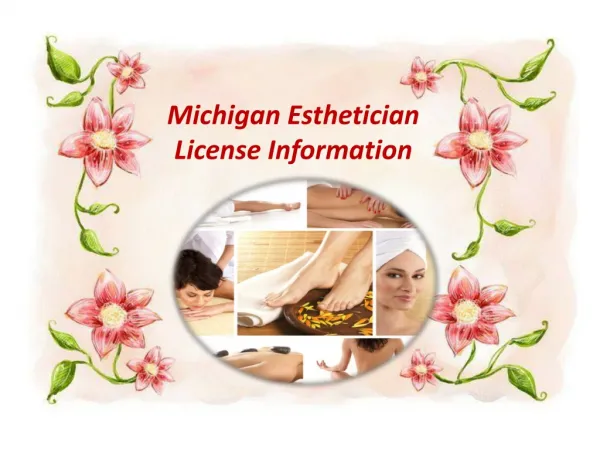 Michigan Esthetician License Information