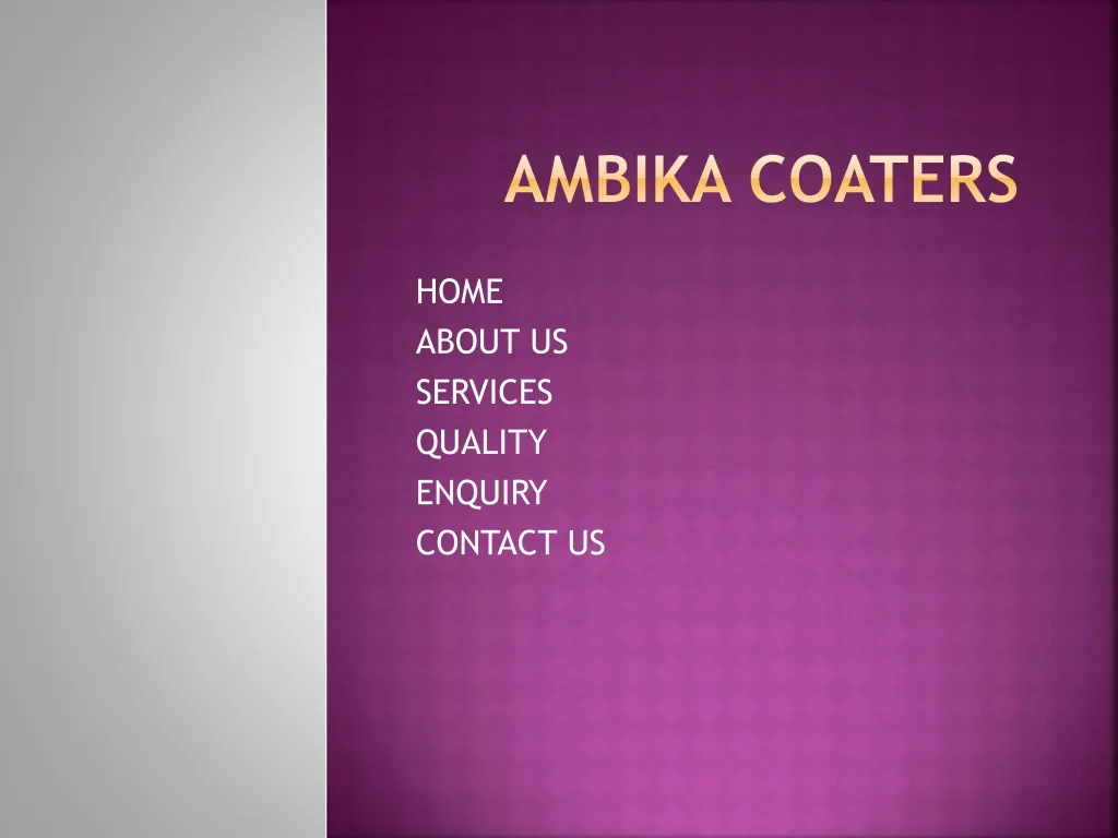 ambika coaters