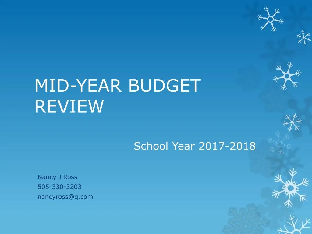 mid year budget review
