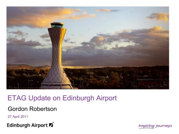 ETAG Update on Edinburgh Airport