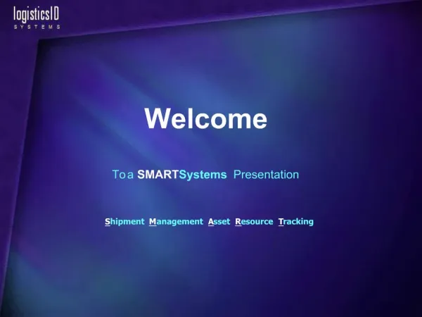 To a SMART Systems Presentation