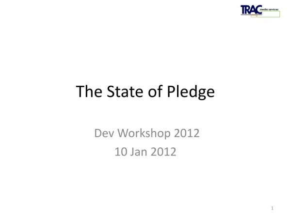 The State of Pledge