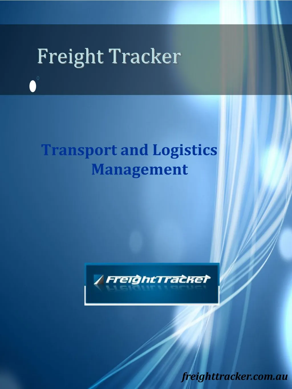 freight tracker