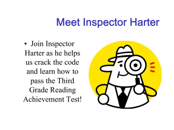 Meet Inspector Harter