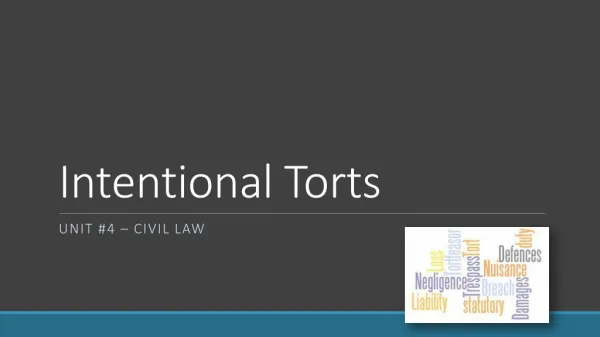 Intentional Torts