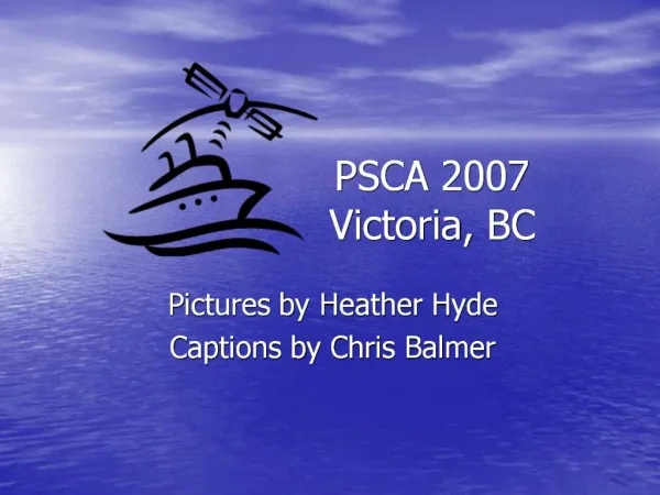 PSCA 2007 Victoria, BC