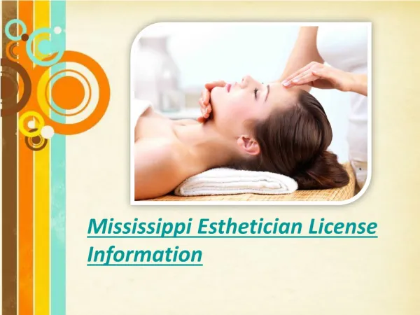 Mississippi Esthetician License Information