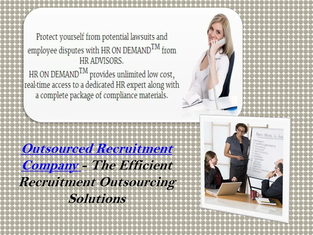 outsourced recruitment company the efficient