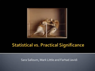 Statistical vs. Practical Significance - slide 1
