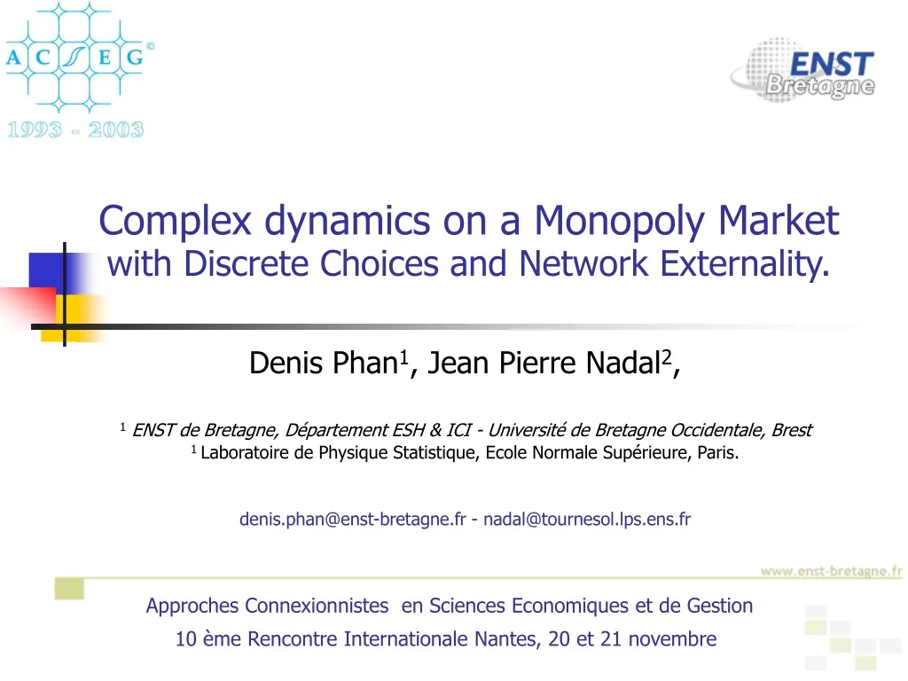 complex dynamics on a monopoly market with discrete choices and network externality