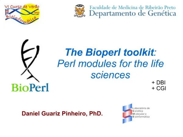 The Bioperl toolkit: Perl modules for the life sciences