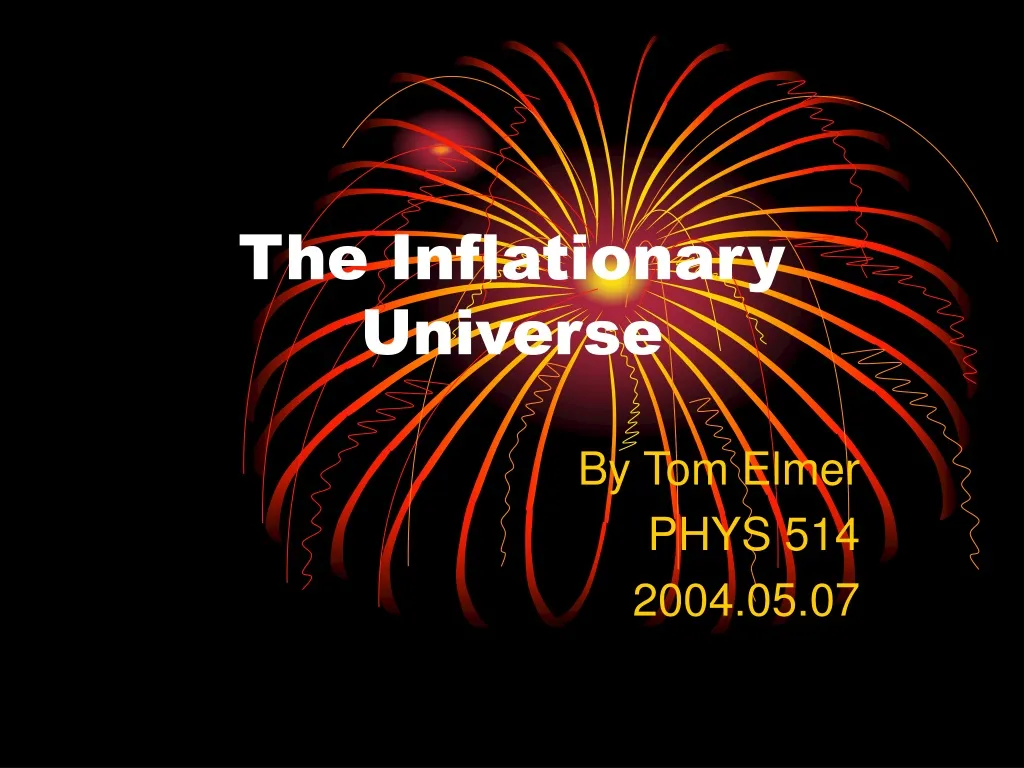 the inflationary universe