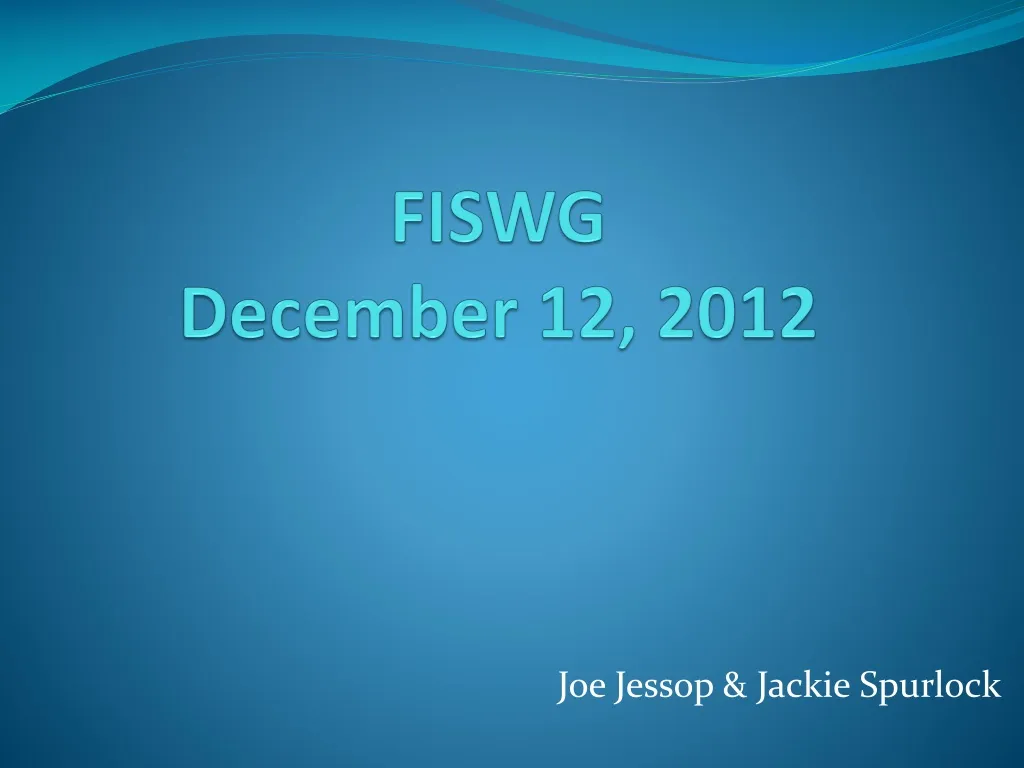 fiswg december 12 2012