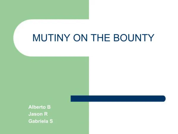MUTINY ON THE BOUNTY