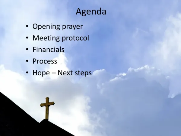 Agenda