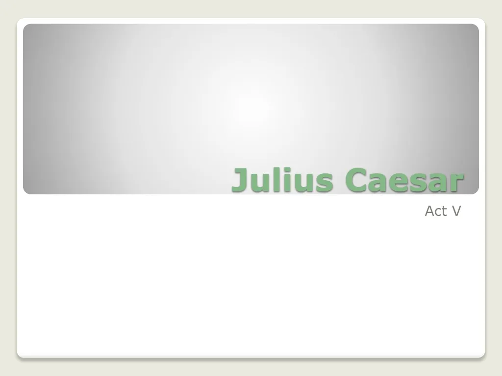 julius caesar