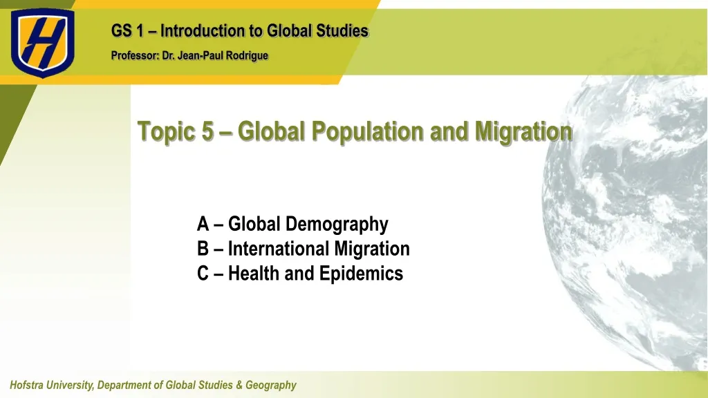 topic 5 global population and migration