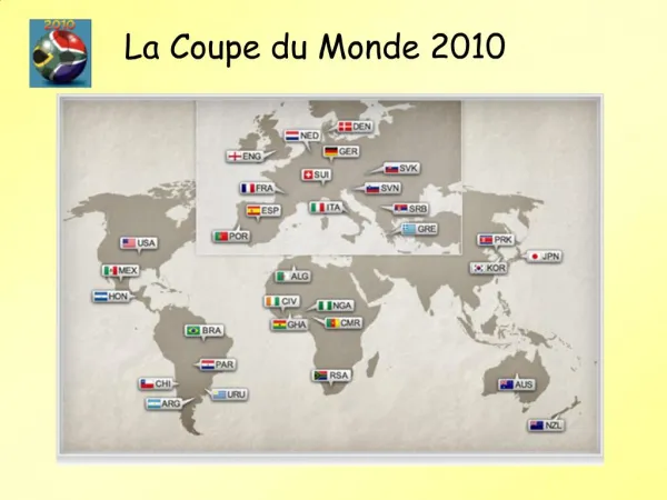 La Coupe du Monde 2010